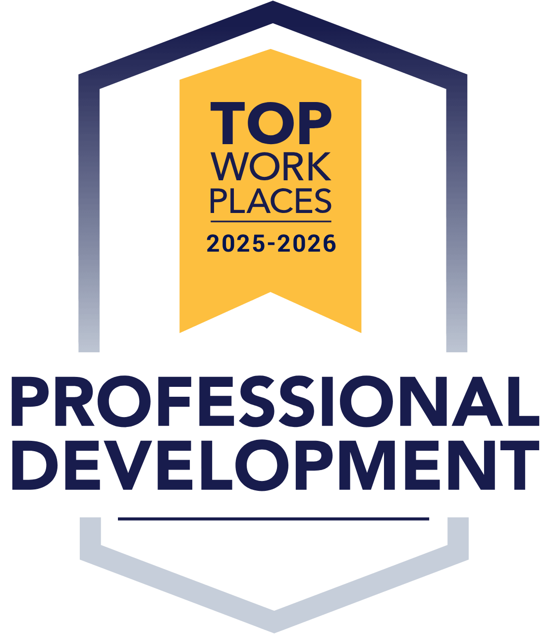 Professional Development Top Workplaces award 2025-2026