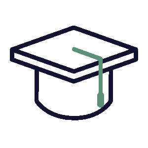 graduation cap icon