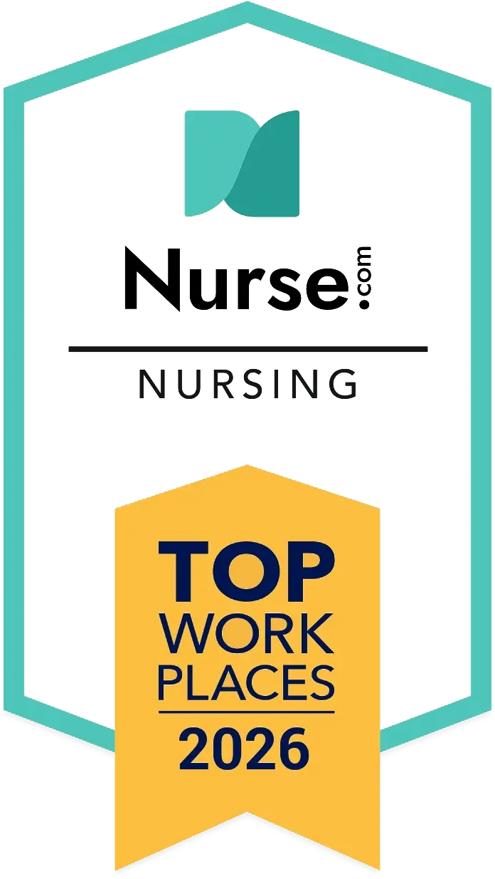 Top Workplaces for Nursing 2026 award
